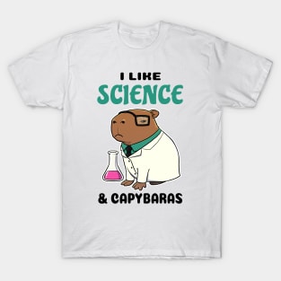 I Like Science and Capybaras T-Shirt